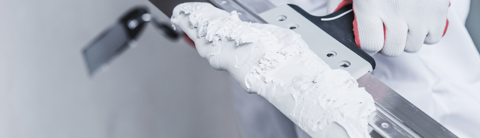 Black and white painted living room